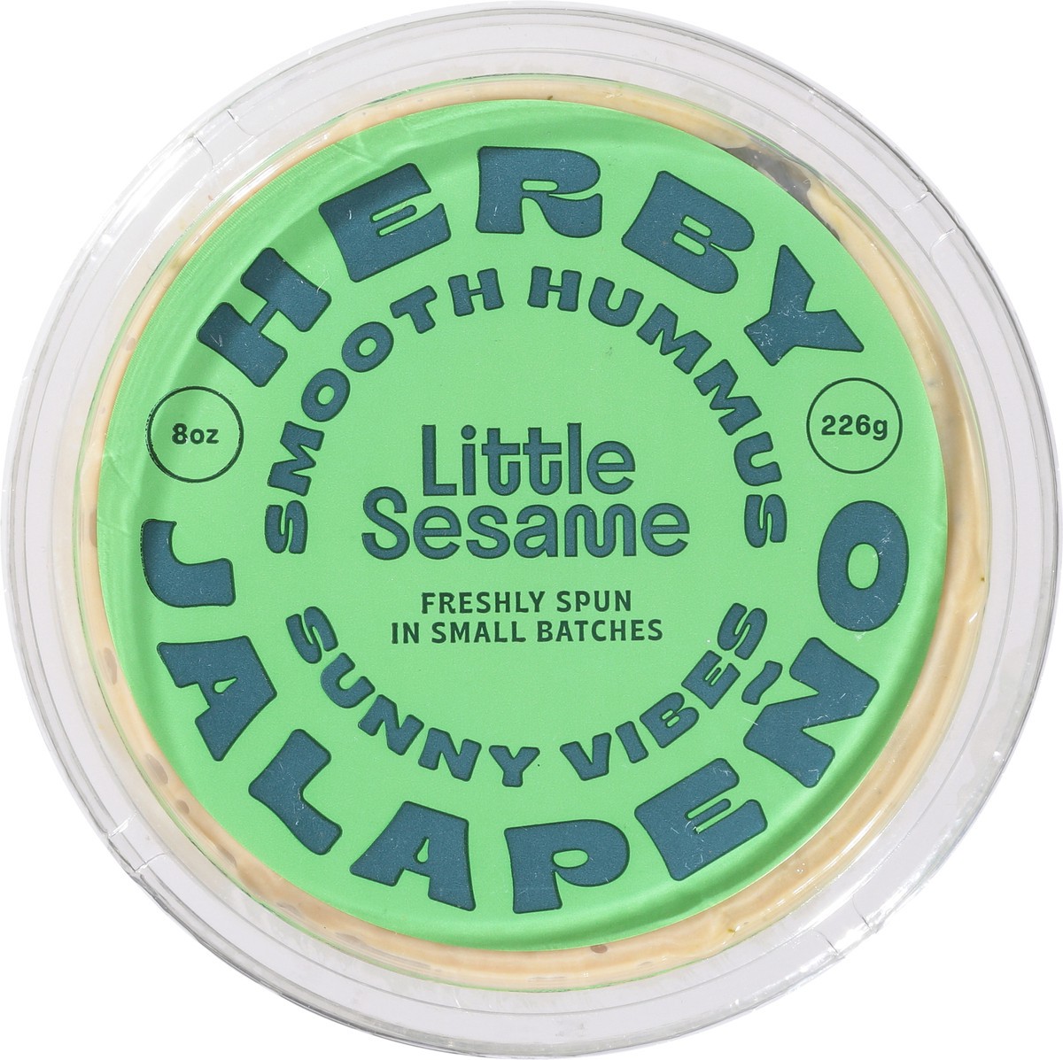 slide 13 of 14, Little Sesame Herby Jalapeno Hummus 8 oz, 8 oz