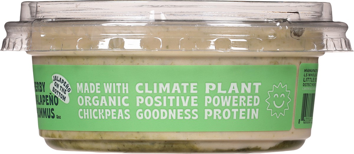 slide 8 of 14, Little Sesame Herby Jalapeno Hummus 8 oz, 8 oz