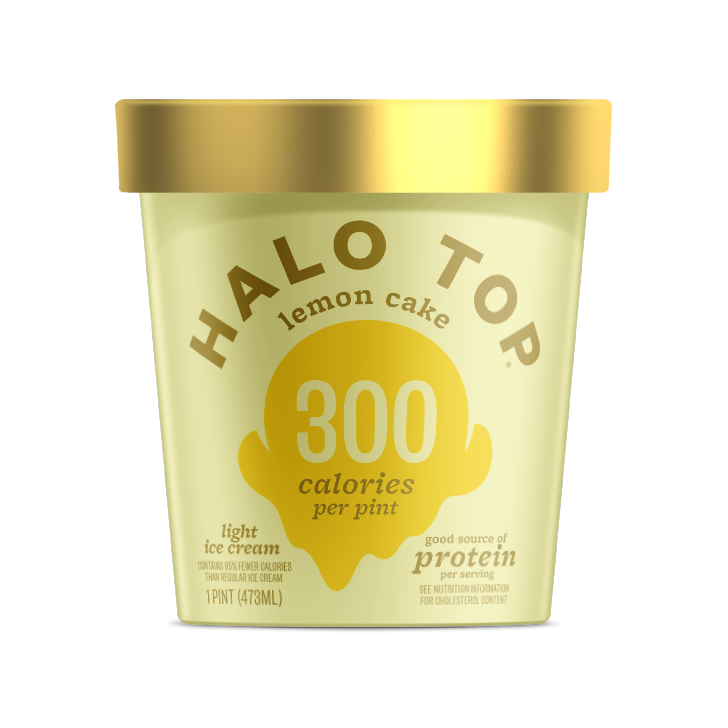 slide 7 of 7, Halo Top Creamery Lemon Cake Ice Cream, 1 pint