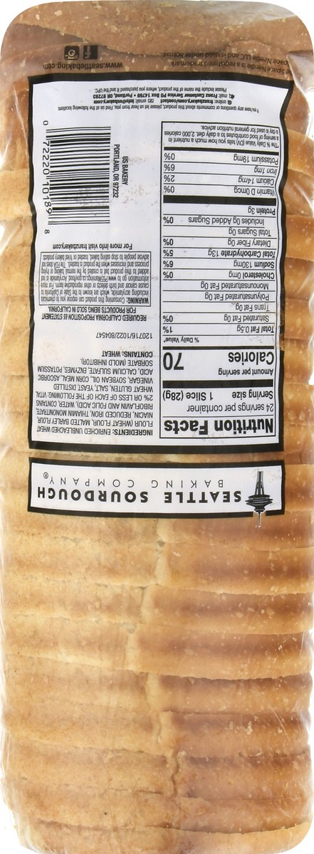 slide 6 of 11, Seattle Sourdough Seattle Sour Sandwich Round Sourdough Bread 24oz, 24 oz