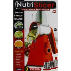 As Seen on TV Nutrislicer Vegetable & Fruit Slicer - Red