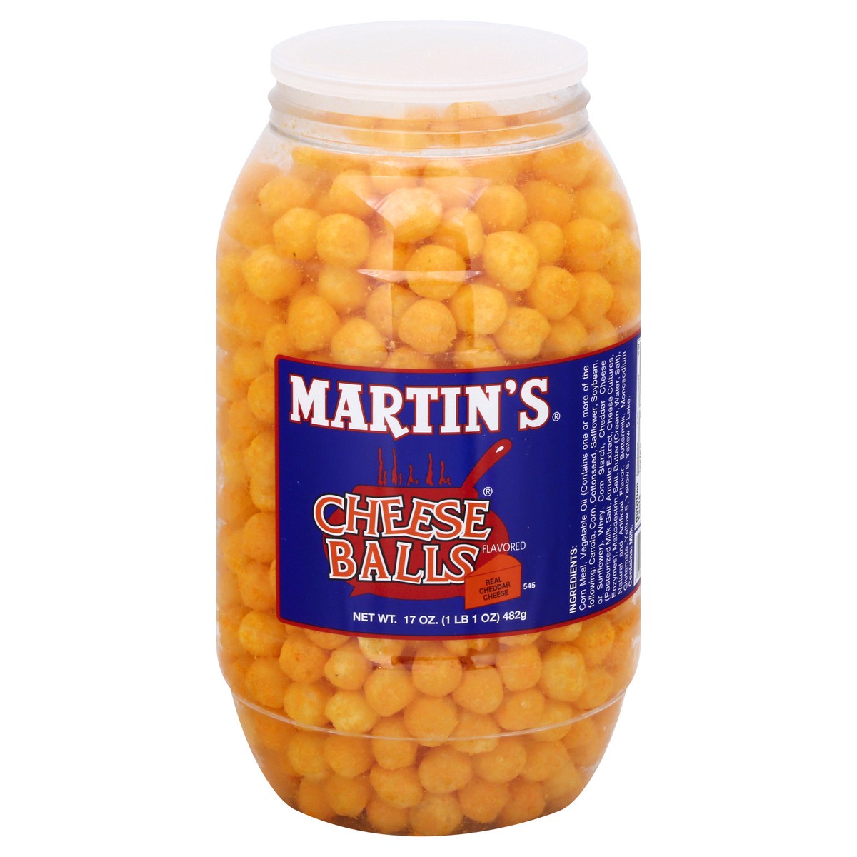 slide 3 of 13, Martin's Flavored Real Cheddar Cheese Cheese Balls 17 oz, 17 oz