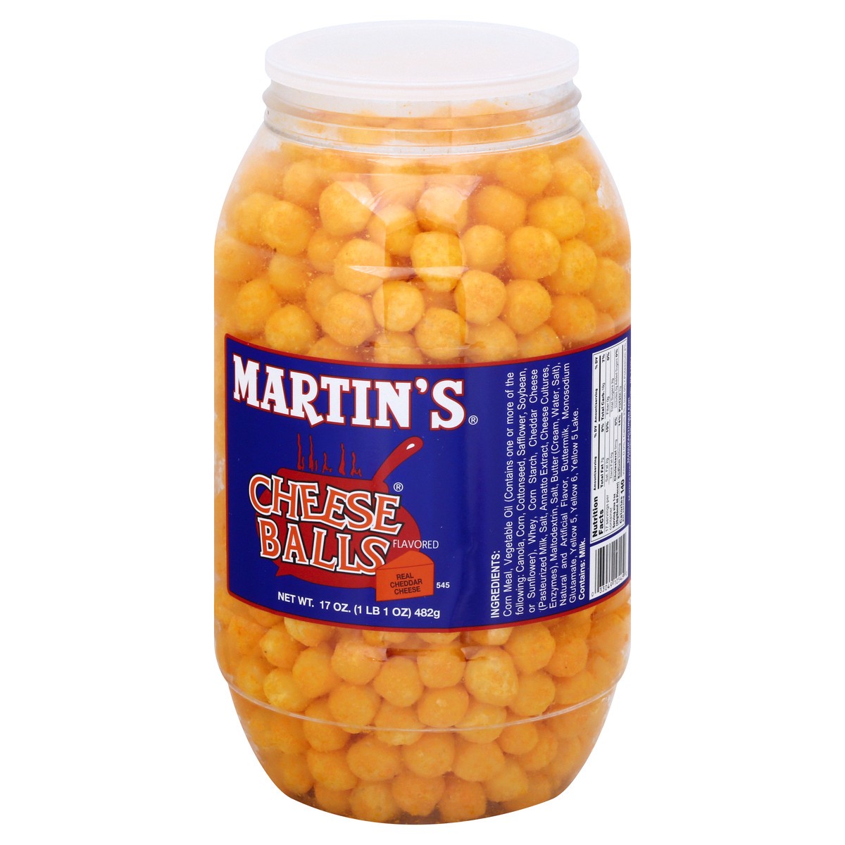 slide 8 of 13, Martin's Flavored Real Cheddar Cheese Cheese Balls 17 oz, 17 oz