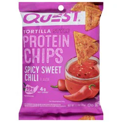 Quest Tortilla Style Spicy Sweet Chili Flavor Protein Chips 1.1 oz