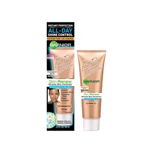 slide 1 of 1, Garnier Skin Renew Miracle Skin Perfector Bb Cream: Daily Shine Control, Deep, 2 fl oz
