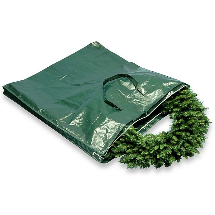 slide 1 of 1, National Tree Company Heavy-Duty Wreath and Garland Storage Bag, 1 ct