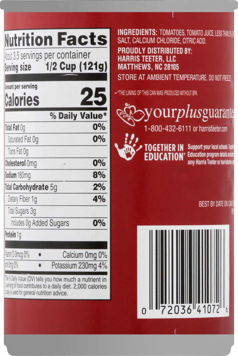 slide 6 of 8, Harris Teeter Tomatoes - Petite Diced, 14.5 oz