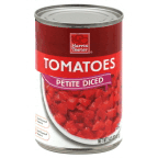 slide 1 of 1, Harris Teeter Tomatoes - Petite Diced, 14.5 oz
