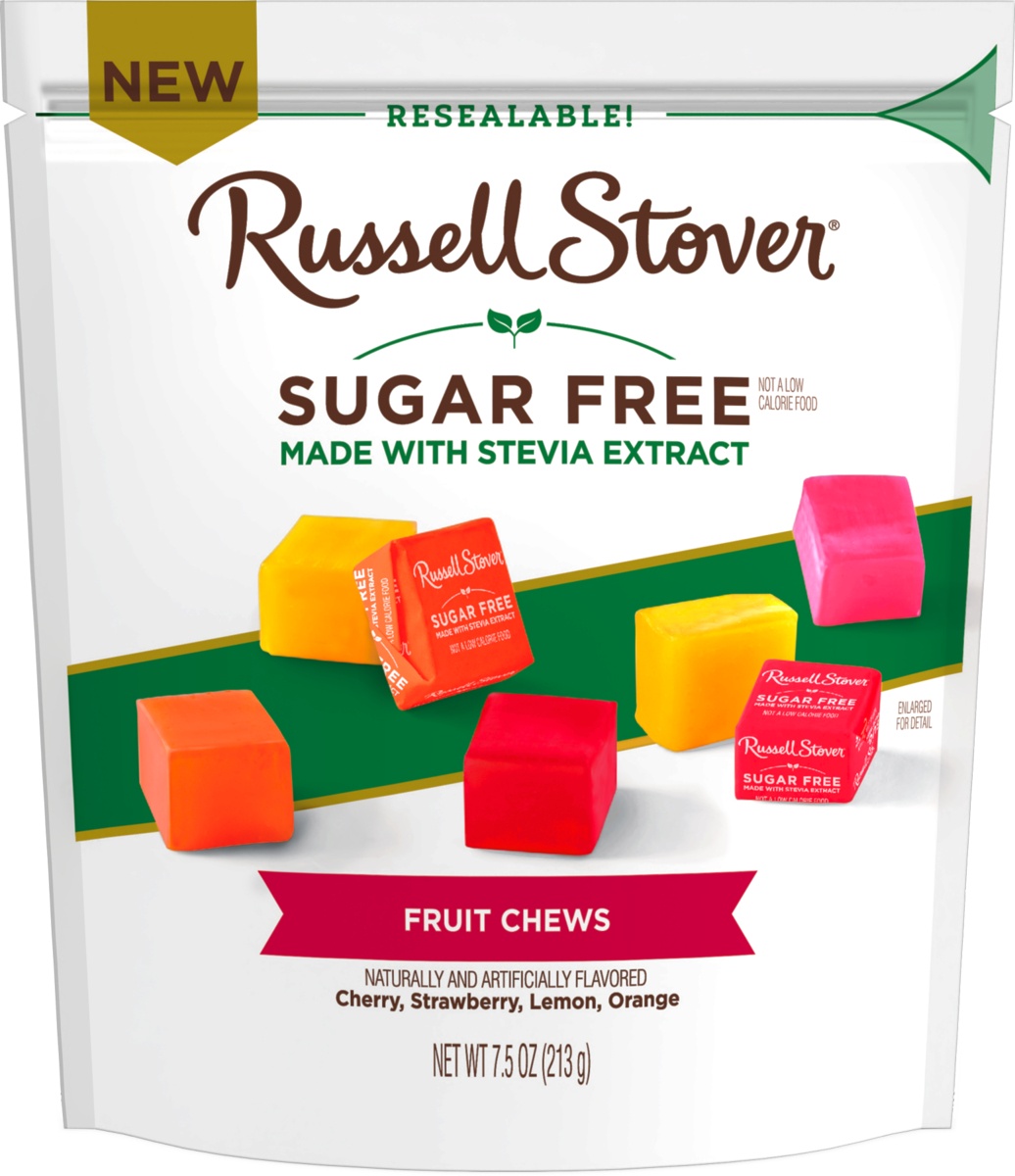 slide 1 of 3, Russell Stover Sugar Free Fruit Chews, 7.5 oz