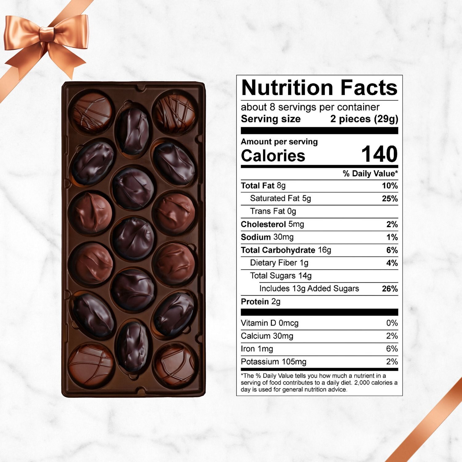 slide 4 of 9, Russell Stover, Assorted Truffles, Dessert Holiday Box, 9.4 Oz, 9 oz