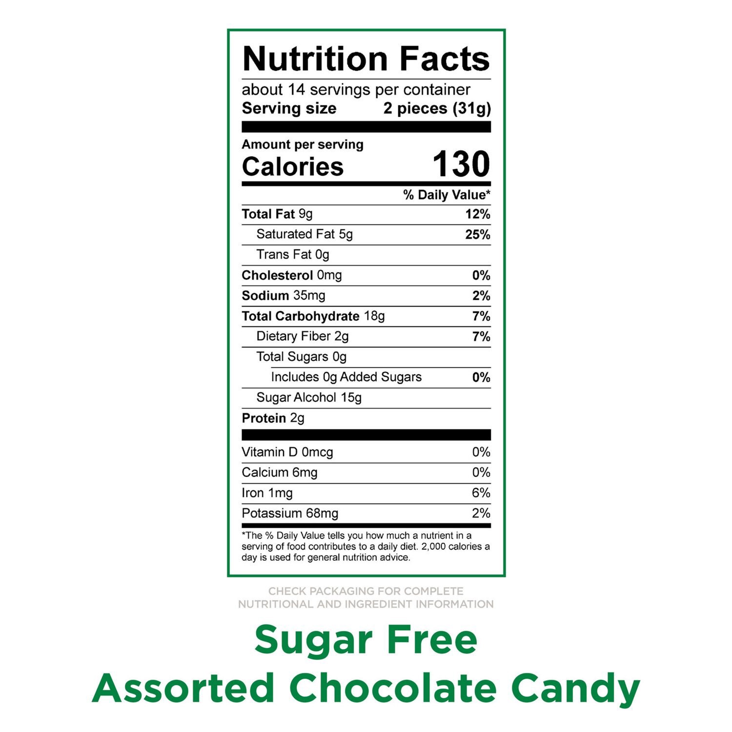slide 7 of 8, Russell Stover Sugar Free Assorted Chocolate Candy Bag - 15.7oz, 29 ct