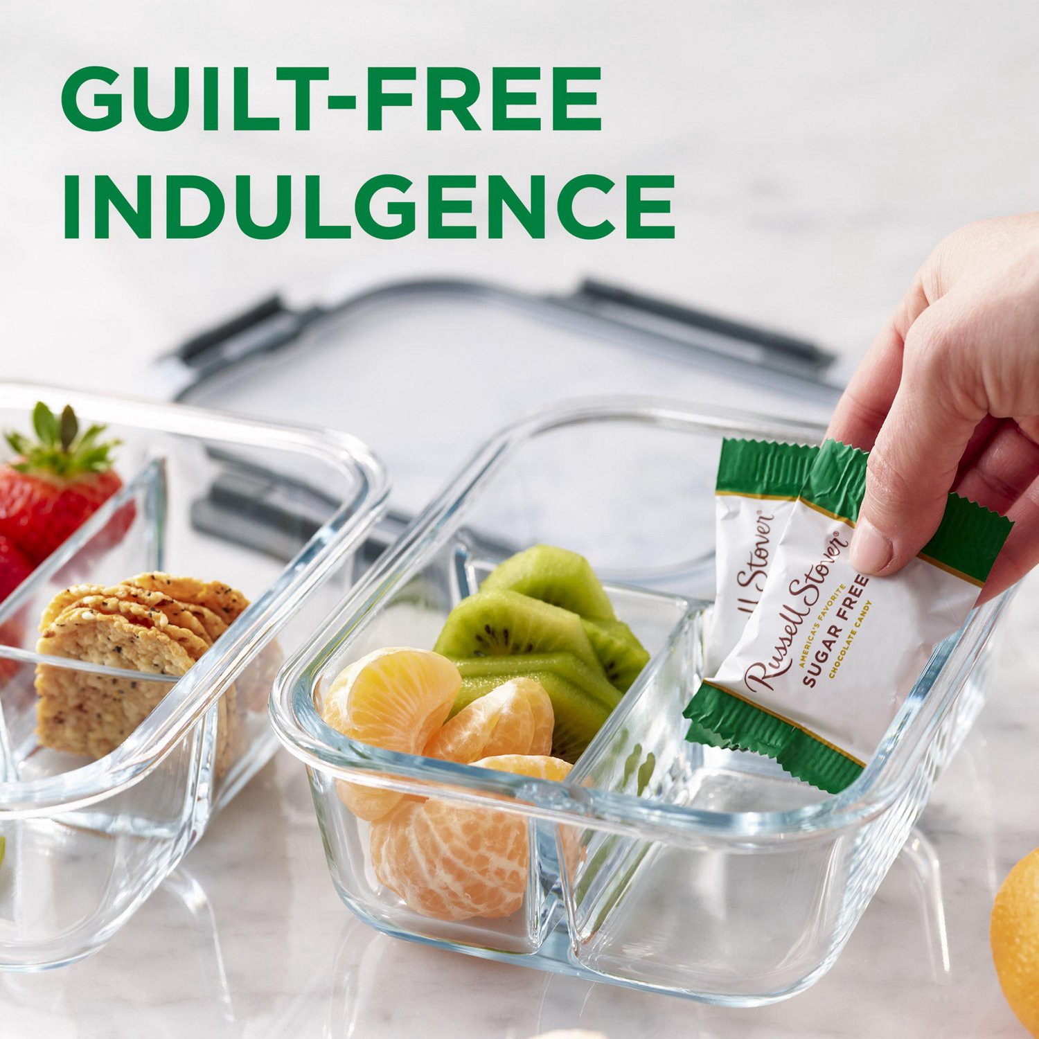 slide 6 of 6, RUSSELL STOVER Sugar Free Peanut, Caramel & Nougat Chocolate Candy, 2.4 oz. bag, 2.4 oz