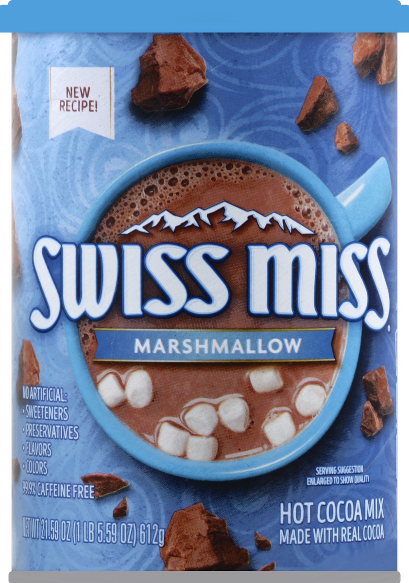 slide 5 of 6, Swiss Miss Marshmallow Hot Cocoa Mix - 21.59 oz, 21.59 oz