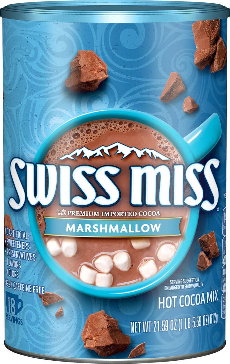 slide 1 of 6, Swiss Miss Marshmallow Hot Cocoa Mix - 21.59 oz, 21.59 oz