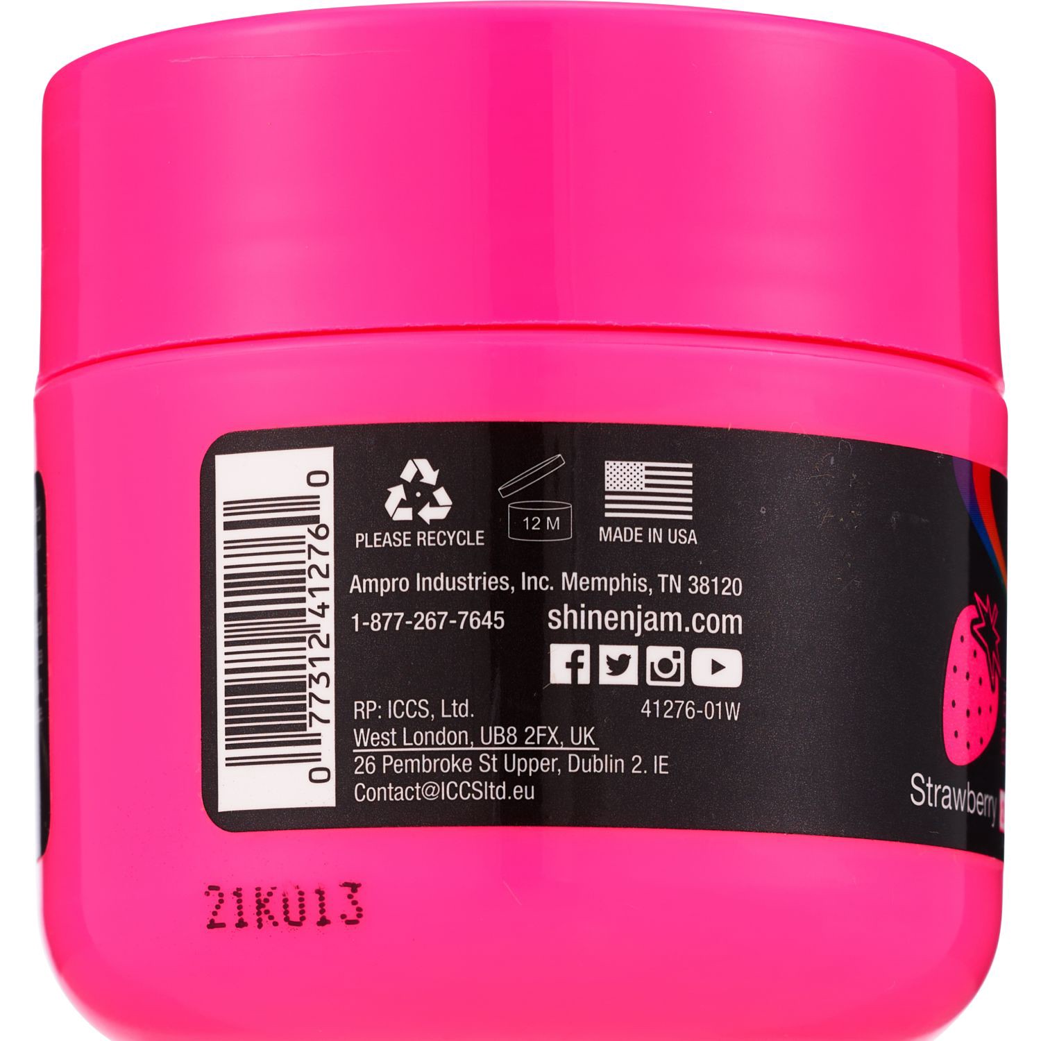 slide 3 of 4, Ampro Shine N Jam Rain Strawb, 4 oz