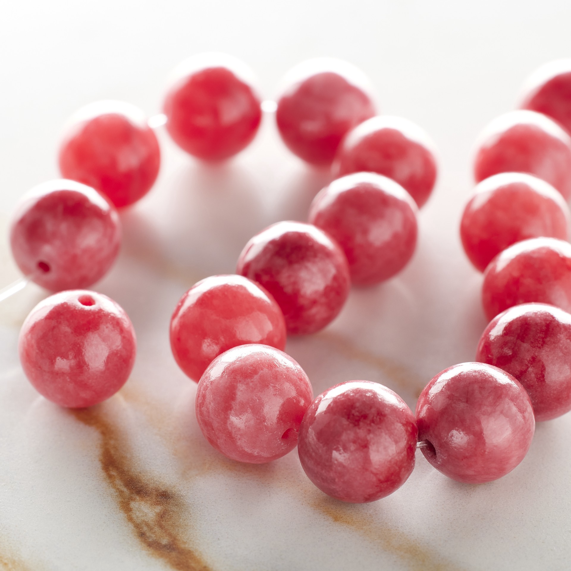 slide 3 of 3, Coral Round Stone Beads, 10mm By Bead Landing, 10mm