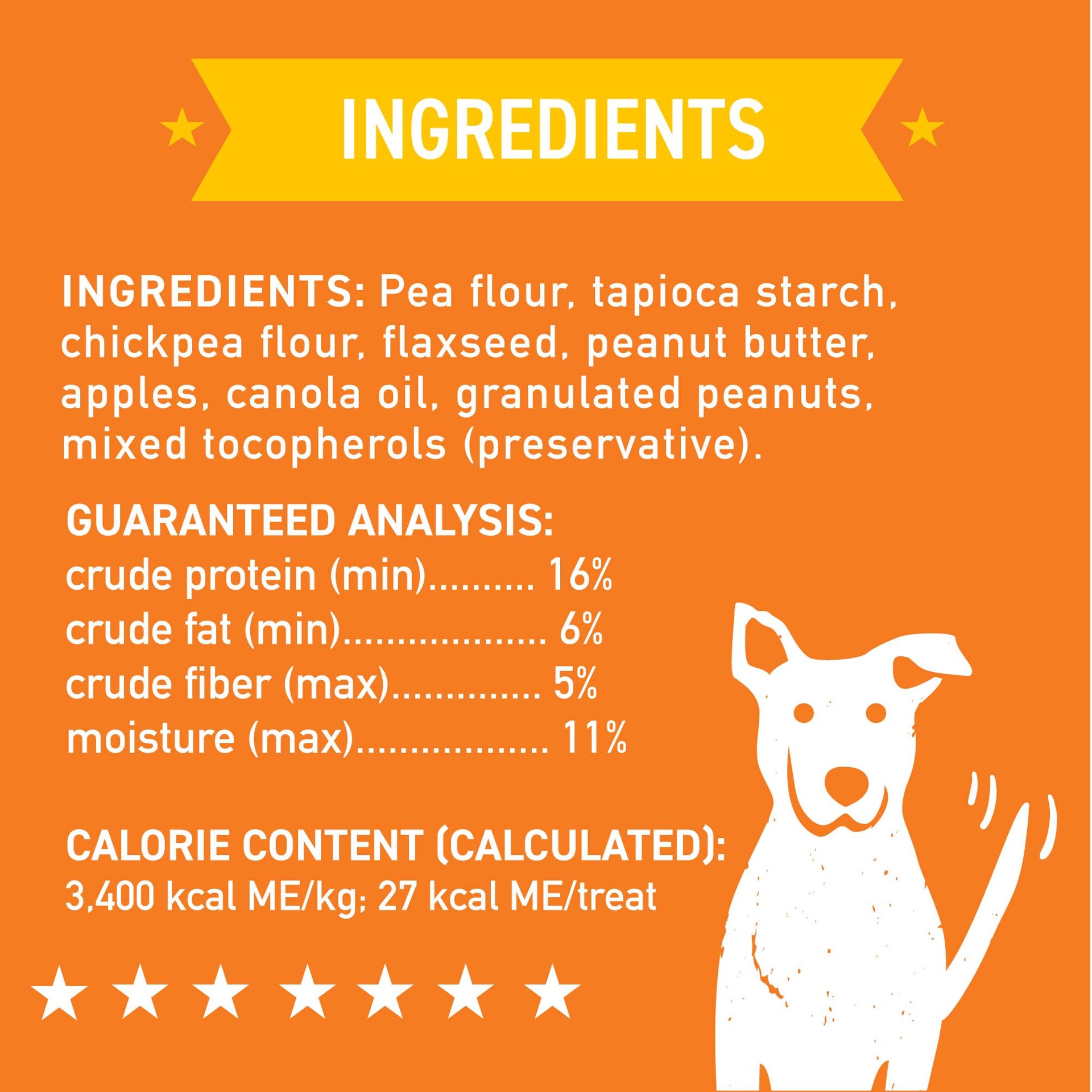 slide 2 of 9, Cloud Star Wag More Bark Less Oven Baked Grain Free Peanut Butter & Apples Dog Treats, 14 oz