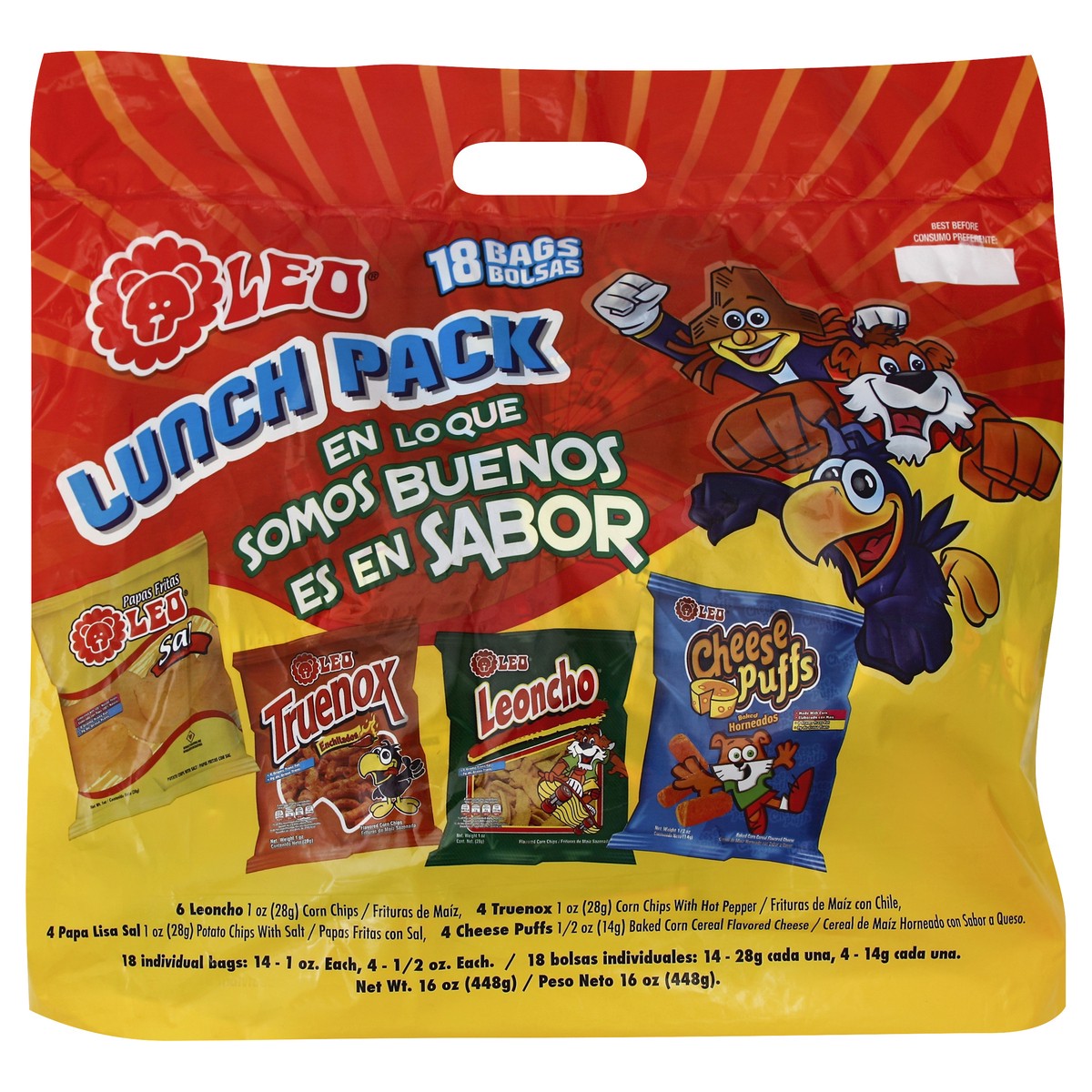 slide 5 of 6, Leo Lunch Pack 18 ea, 18 ct