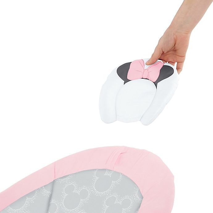 slide 7 of 11, Bright Starts Minnie Mouse Rosy Skies Bouncer - Pink, 1 ct