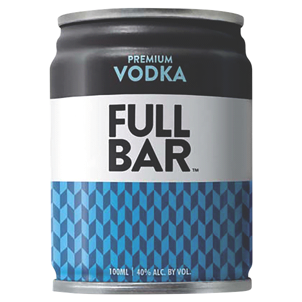 slide 4 of 5, Fullbar Full Bar Vodka, 6 ct; 100 ml