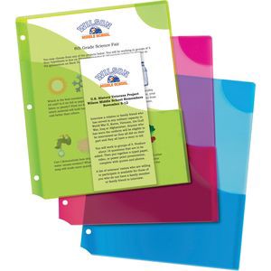 slide 4 of 5, Avery Corner Lock 3-Pocket Document Holder, 3 ct