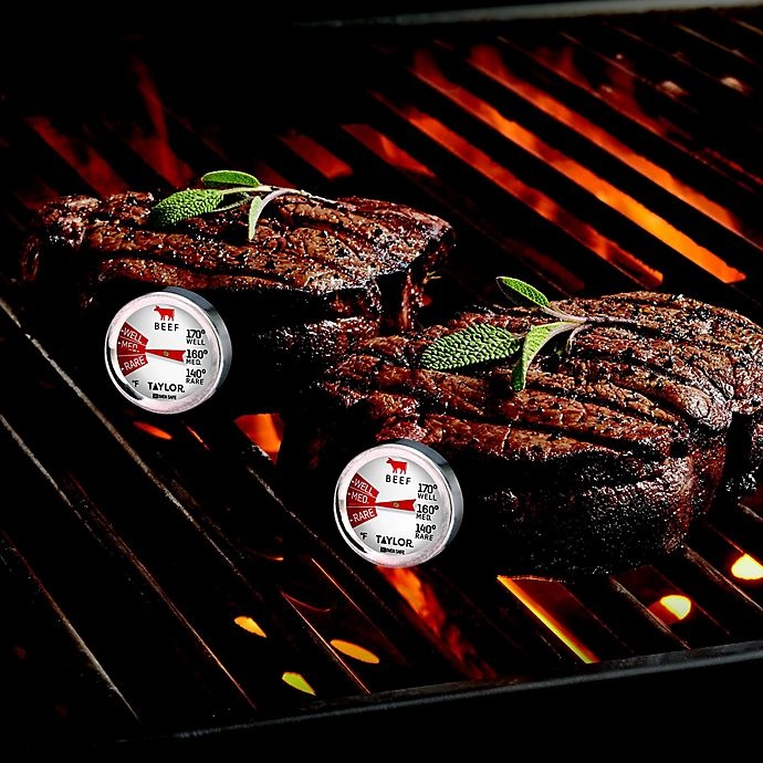 slide 3 of 3, Taylor Meat Grilling Cooking Thermometers, 4 ct