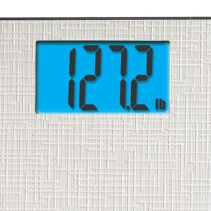 slide 2 of 3, HoMedics Textured Digital Bathroom Scale - White, 1 ct