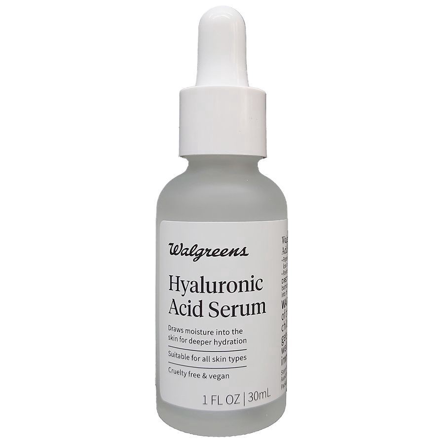 slide 1 of 3, Walgreens Hyaluronic Acid Serum, 1 fl oz