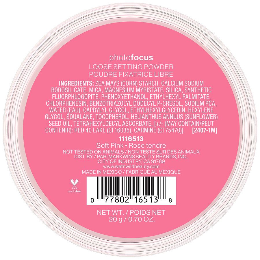 slide 2 of 5, Wet N Wild Photo Focus Loose Setting Powder, 1 ct