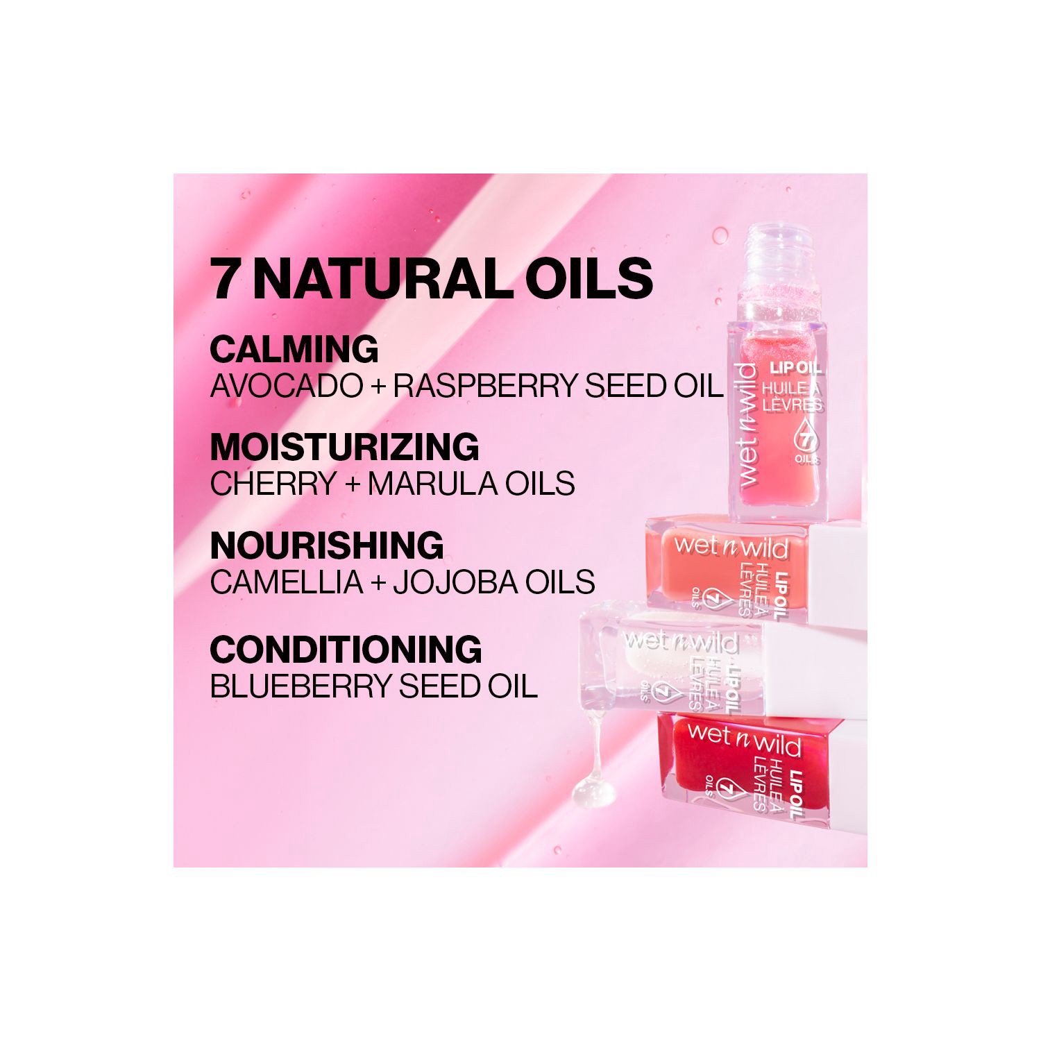 slide 6 of 8, wet n wild Sweet Cherries Ultra Hydrating Lip Oil 7.11 ml, 0.24 fl oz