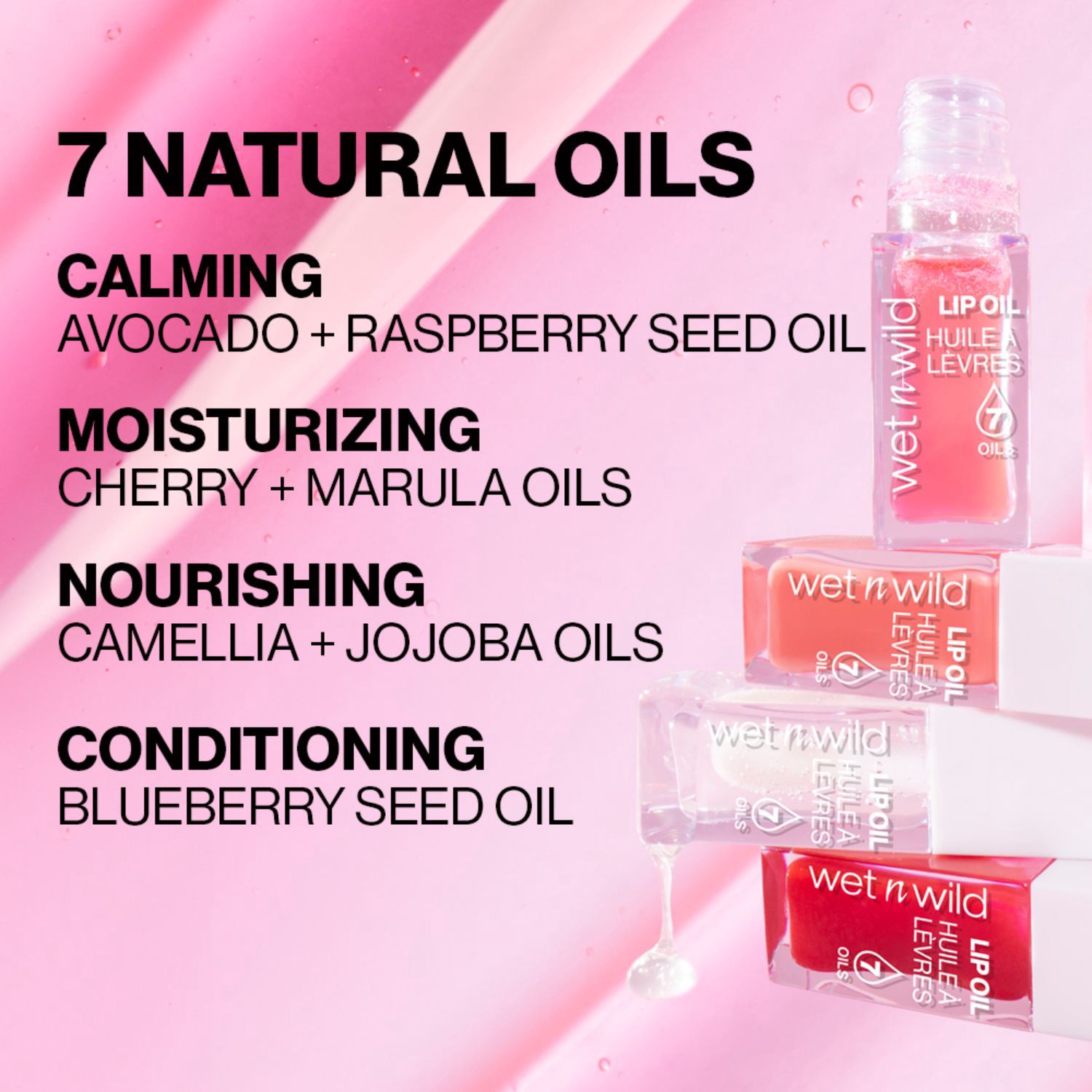 slide 2 of 8, wet n wild Heart Rate Ultra Hydrating Lip Oil 7.11 ml, 0.24 fl oz