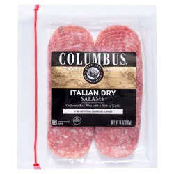 Columbus Italian Dry Salame Pillow Pack 10 oz