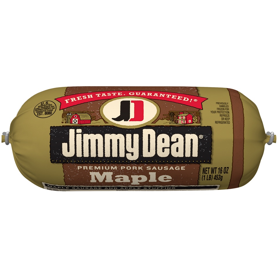 slide 2 of 5, Jimmy Dean Premium Pork Maple Breakfast Sausage Roll, 16 oz, 16 oz