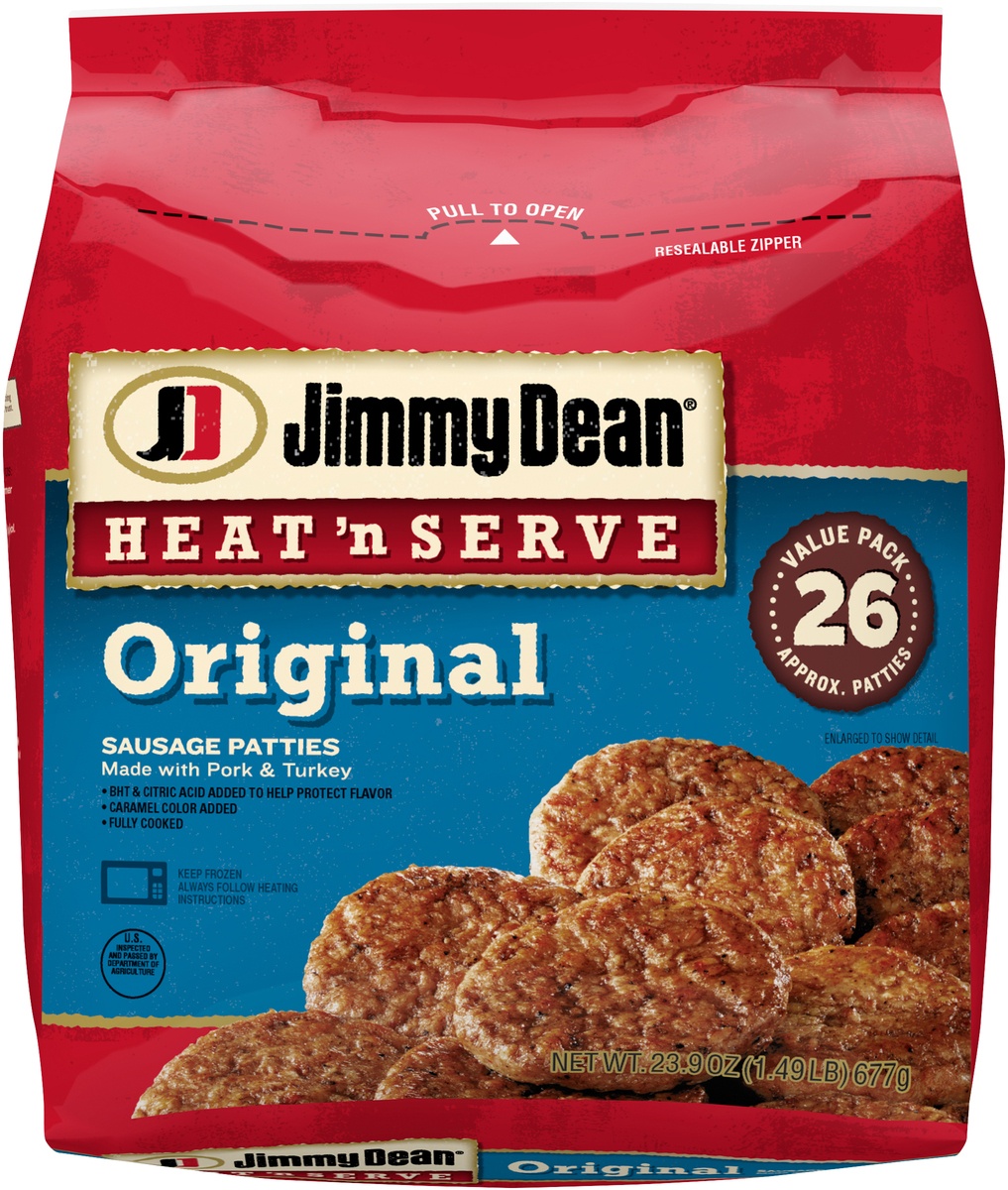 slide 6 of 7, Jimmy Dean Mixed Species Sausages, 26 ct; 23.9 oz