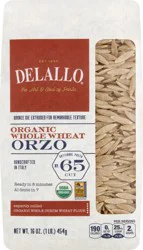 DeLallo PASTA,OG2,ORZO,WW