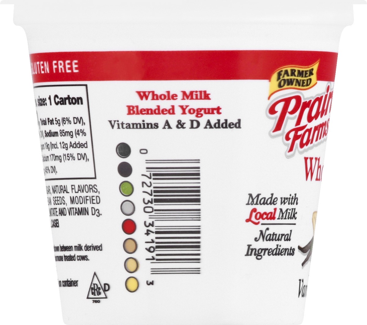 slide 7 of 10, Prairie Farms Whole Milk Yogurt Vanilla Bean, 6 oz