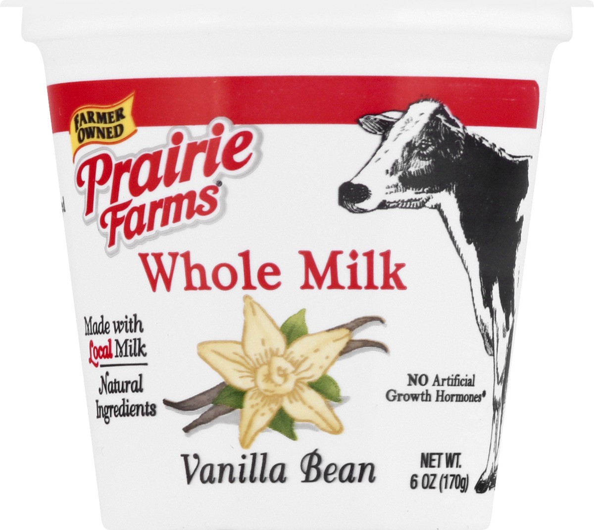 slide 9 of 10, Prairie Farms Whole Milk Yogurt Vanilla Bean, 6 oz