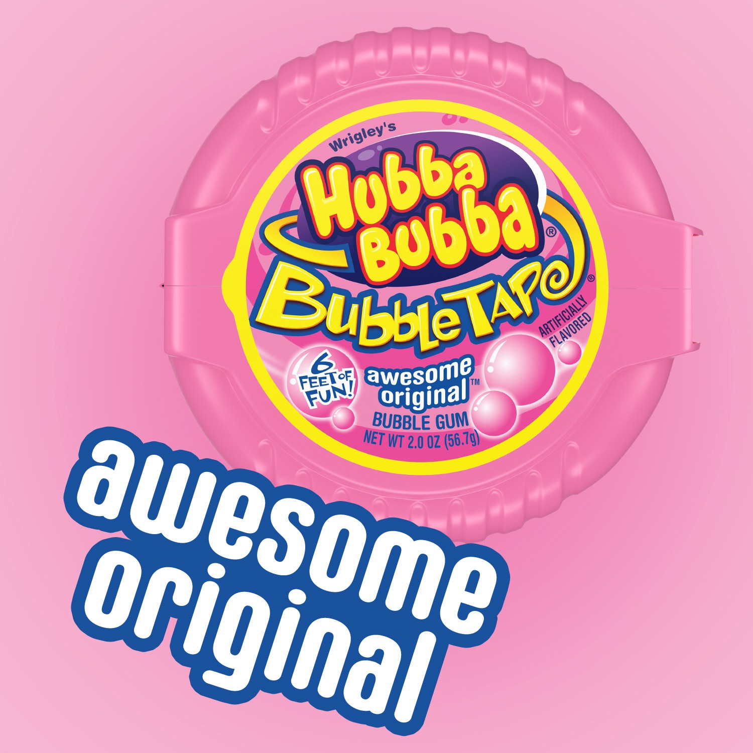 slide 2 of 7, HUBBA BUBBA Original Bubble Gum Tape, 2 oz, 2 oz