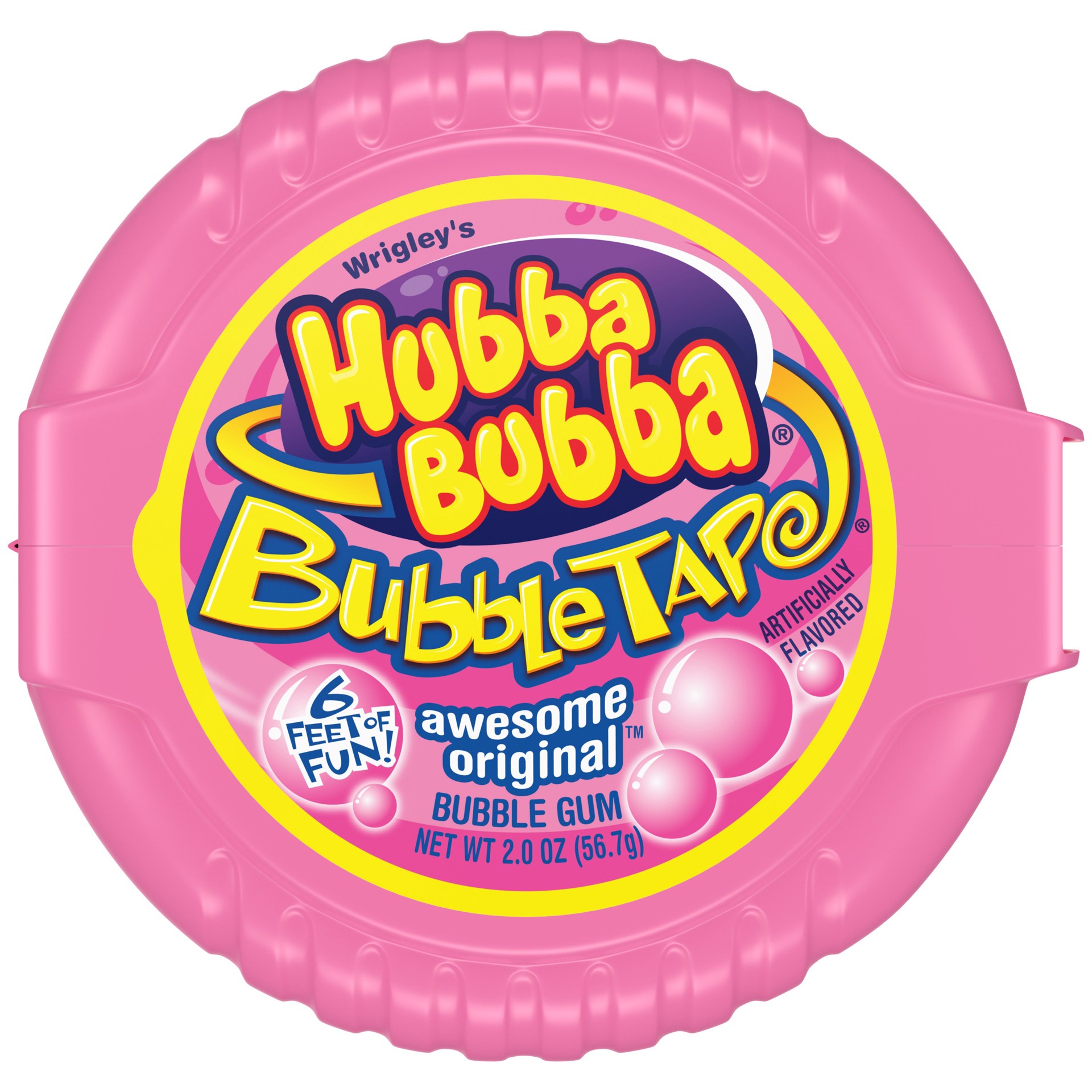 slide 1 of 7, HUBBA BUBBA Original Bubble Gum Tape, 2 oz, 2 oz