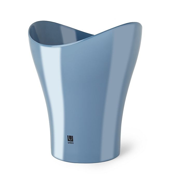 slide 1 of 1, Umbra Curvino Wastebasket - Blue Mist, 1 ct