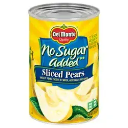 Del Monte No Sugar Added Sliced Pears 14.5 oz
