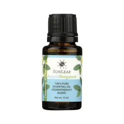 SunLeaf Naturals Amyris Bergamot Essential Oil Aroma Blend