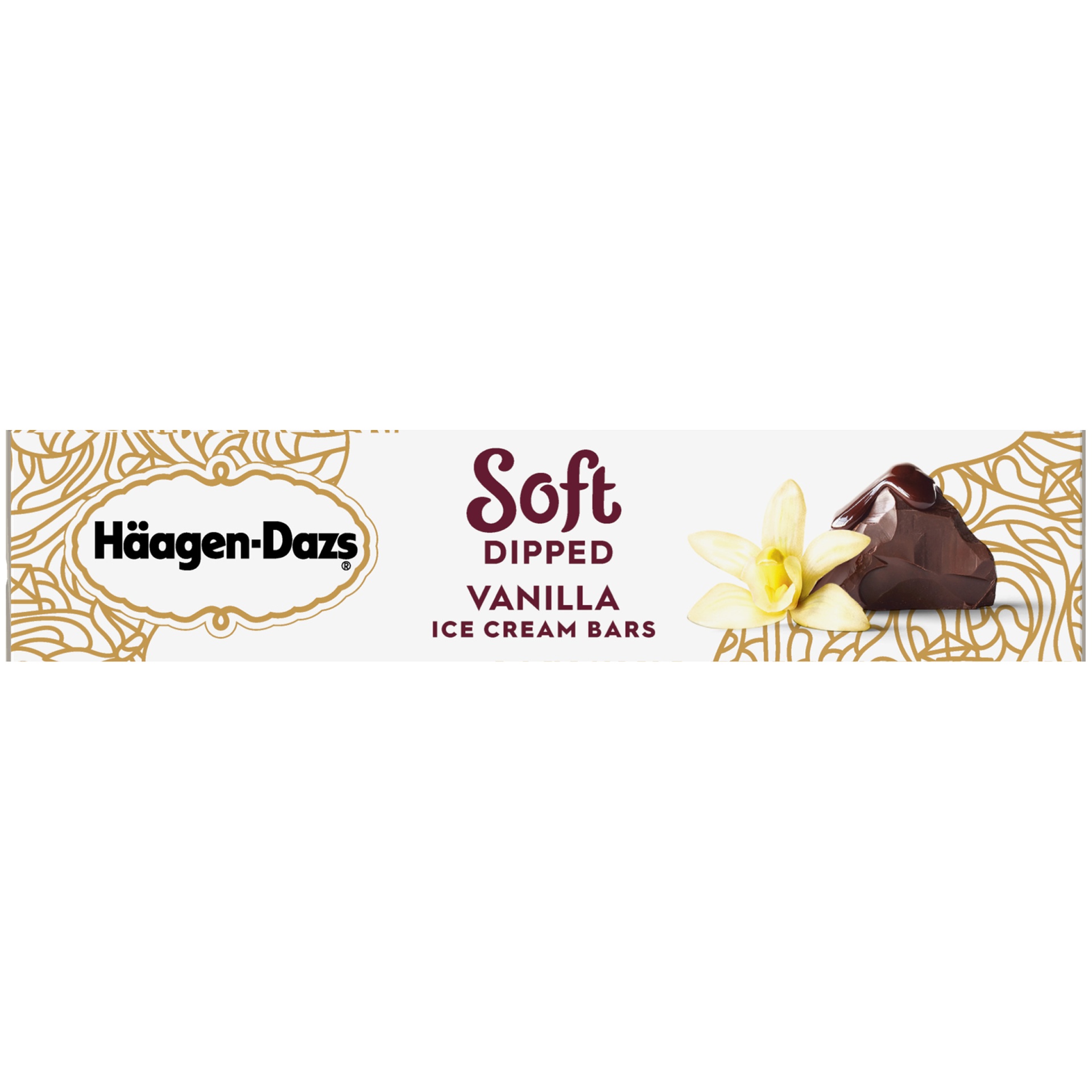 slide 5 of 7, Häagen-Dazs Soft Dipped Vanilla Ice Cream Bars, 9 fl oz