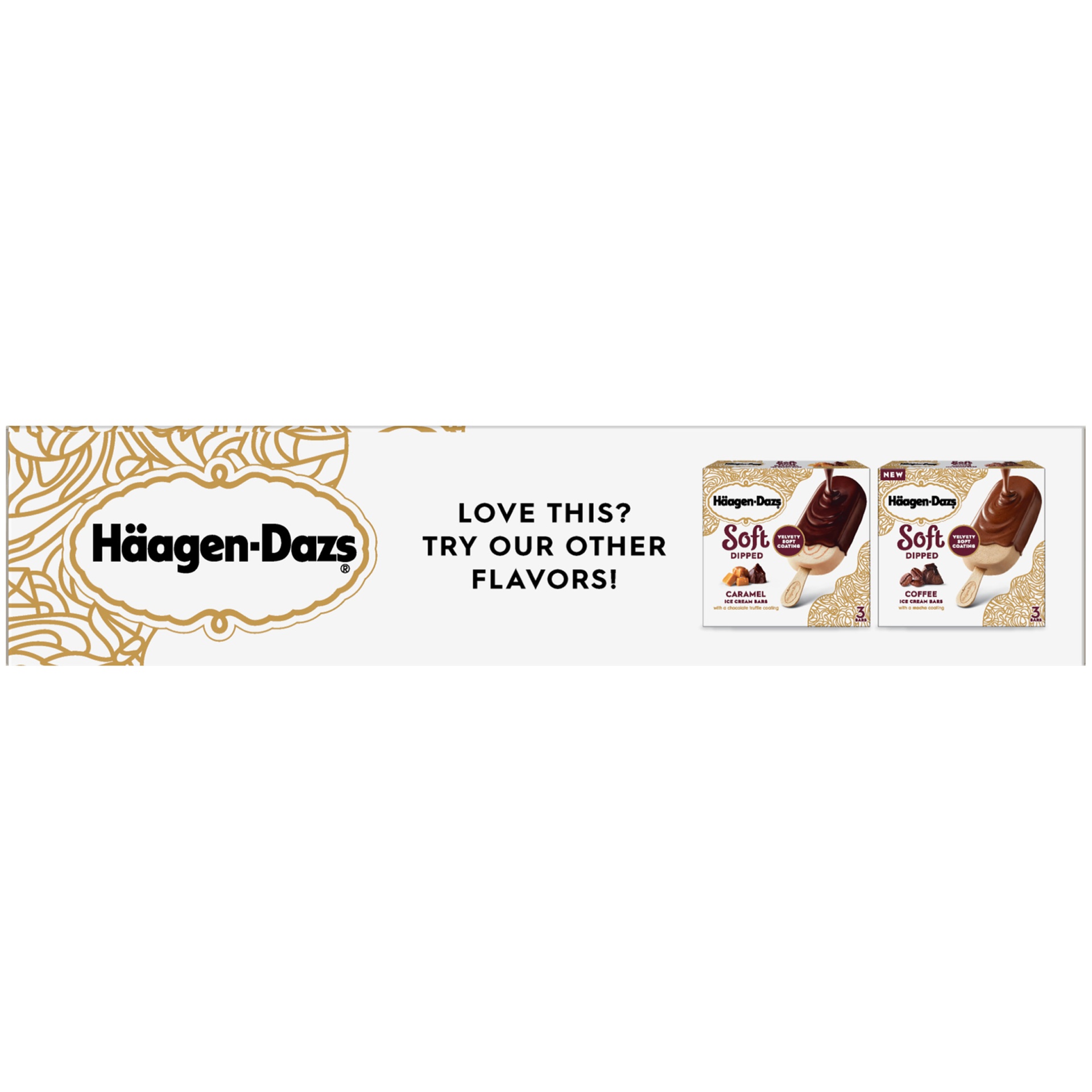 slide 6 of 7, Häagen-Dazs Soft Dipped Vanilla Ice Cream Bars, 9 fl oz