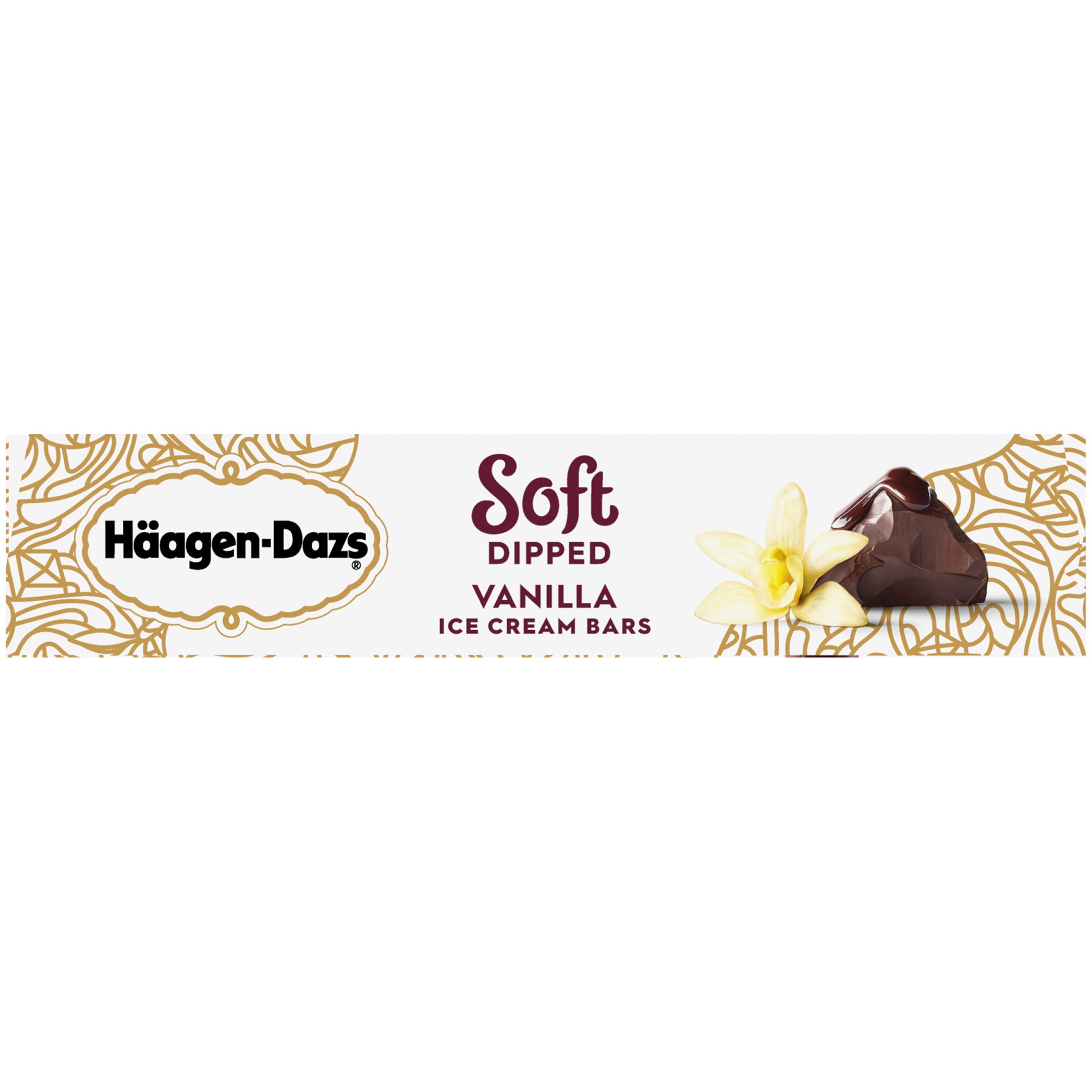 slide 7 of 7, Häagen-Dazs Soft Dipped Vanilla Ice Cream Bars, 9 fl oz
