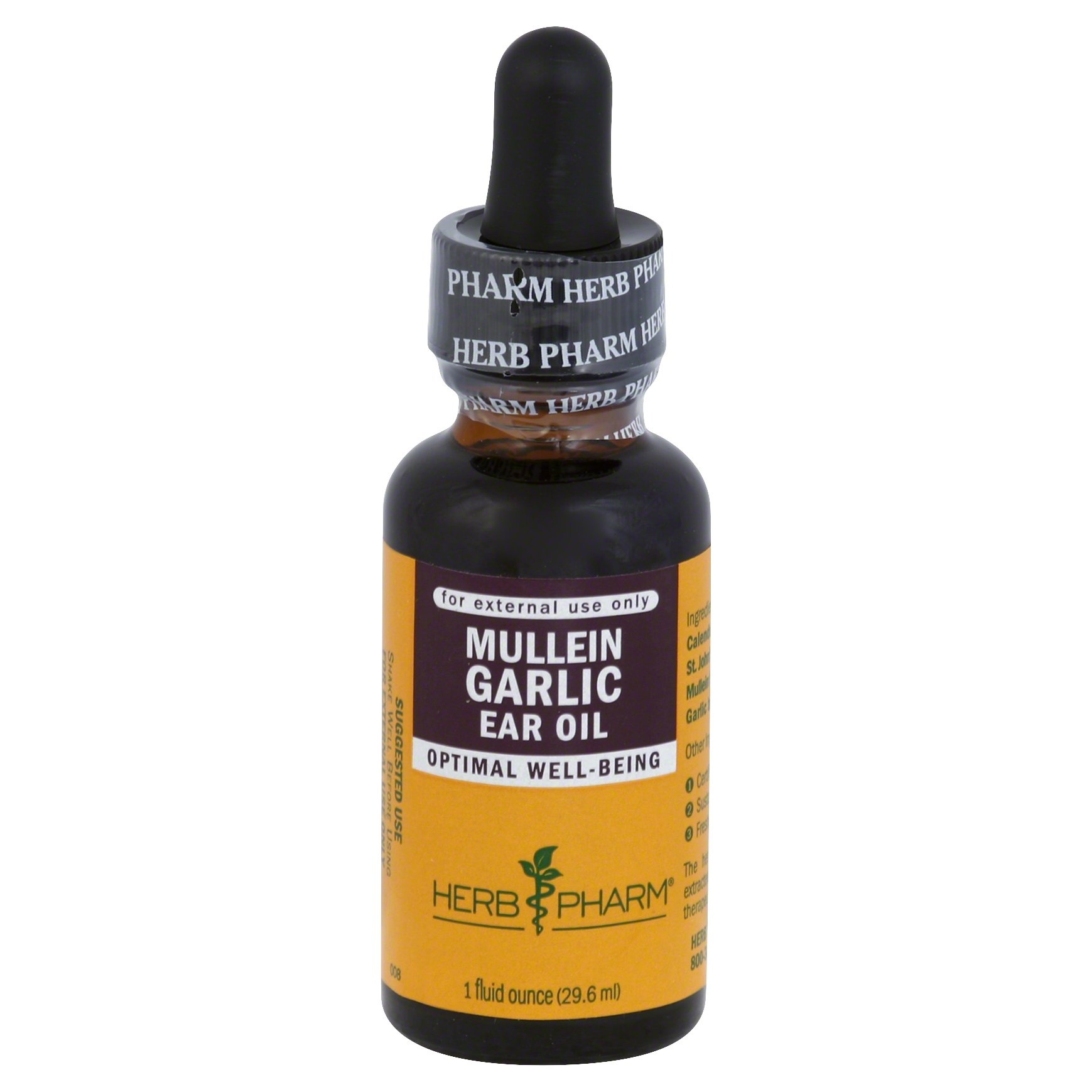 slide 1 of 1, Herb Pharm Mullein Garlic Pure Ear Oil, 1 fl oz