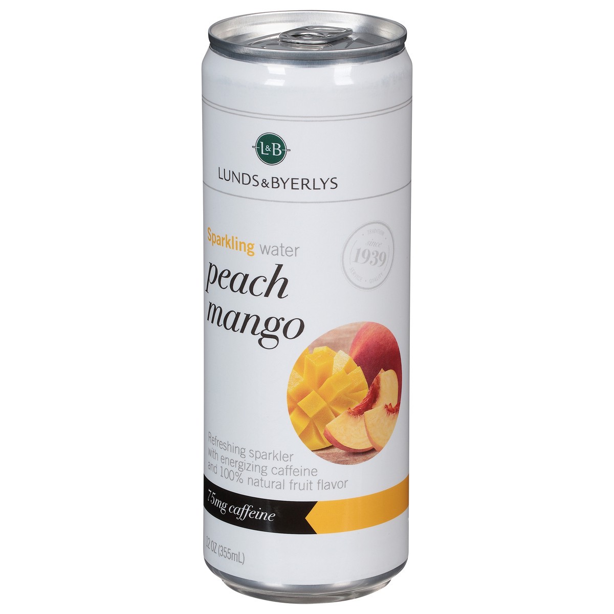 slide 5 of 11, Lunds & Byerlys Peach Mango Sparkling Water 12 oz, 12 oz