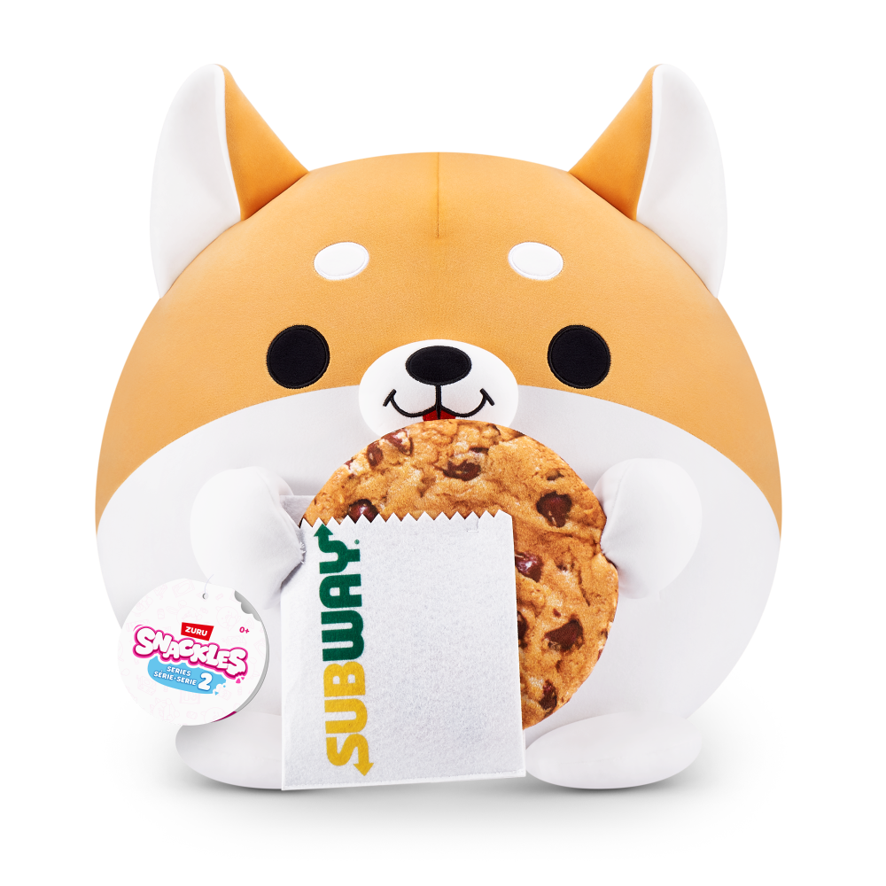 slide 1 of 1, Zuru Snackles Series 2 14-Inch Plush Toy - Subway® Cookie, 1 ct