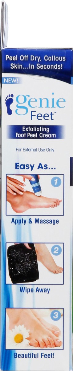 slide 9 of 11, Genie Feet Exfoliating Foot Peel Cream 4 fl oz, 4 fl oz