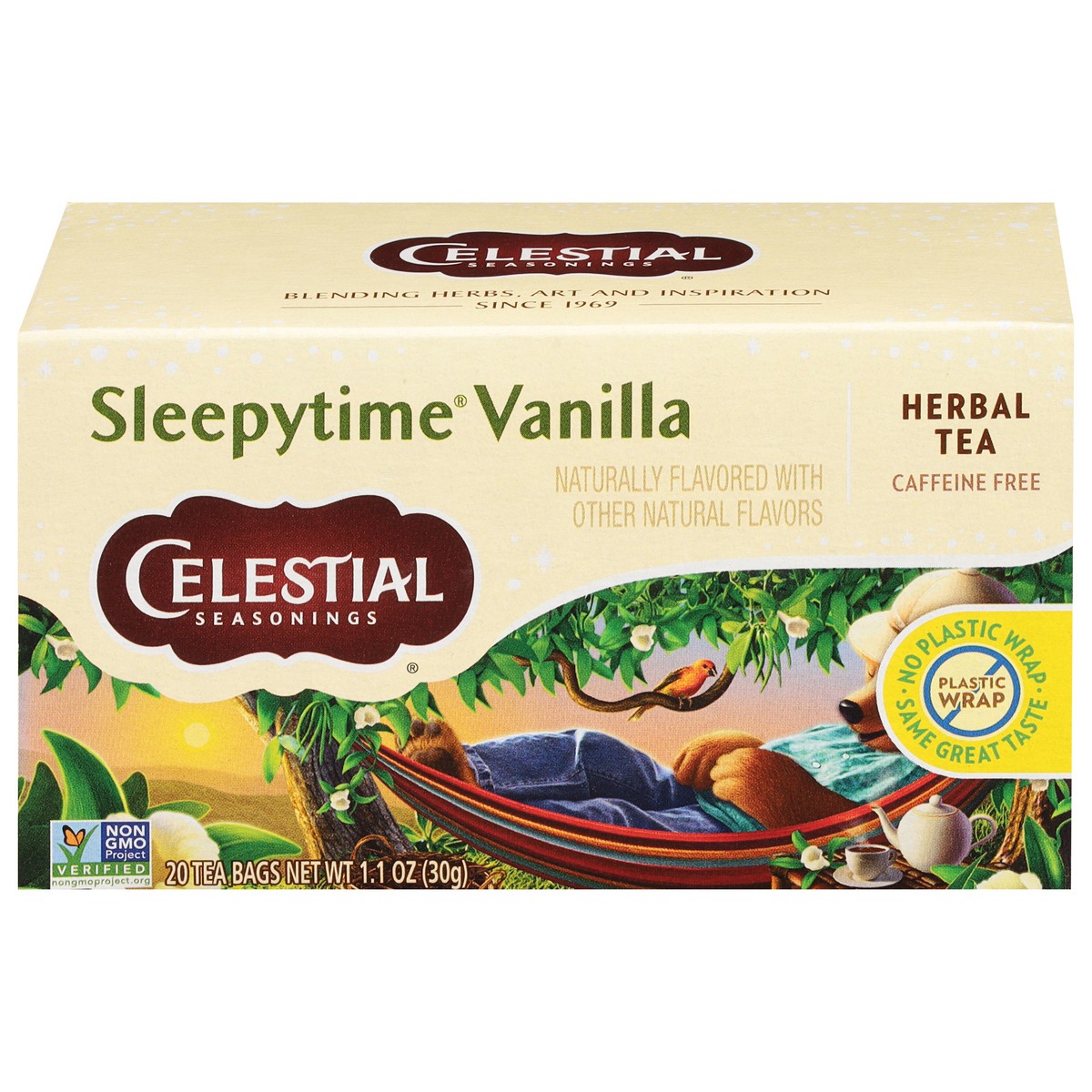 slide 1 of 12, Celestial Seasonings Sleepytime Caffeine Free Vanilla Herbal Tea 20 Tea Bags, 20 ct